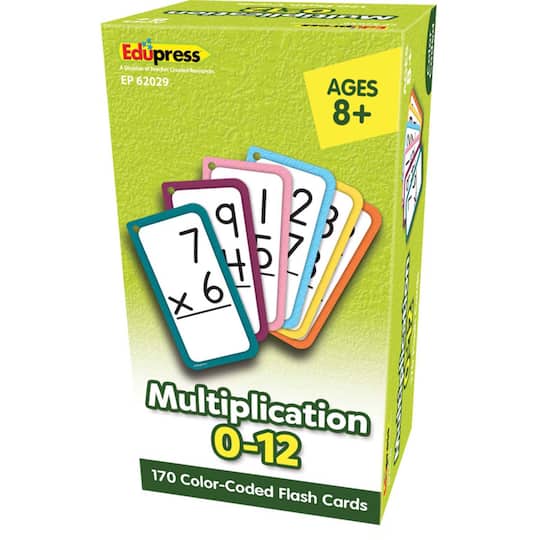 Edupress&#x2122; Multiplication All Facts 0-12 Flash Cards